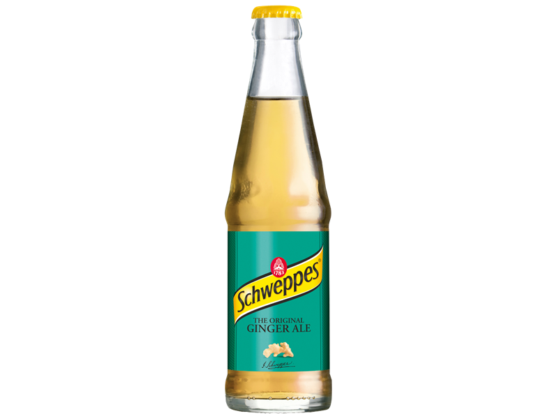 Schweppes Gingerale 25 cl.Flaske 30 stk.