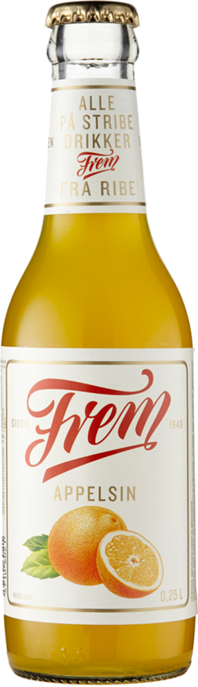 Frem Appelsin 25 cl. 24 stk.