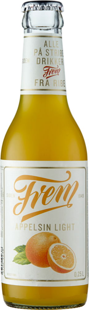 Frem Appelsin Light 25 cl. 24 stk.