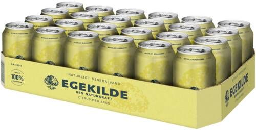 Egekilde Citrus dåse 33 cl. 24 stk.