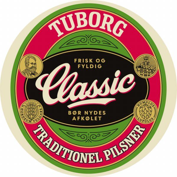 Tuborg Classic 25 ltr. stål