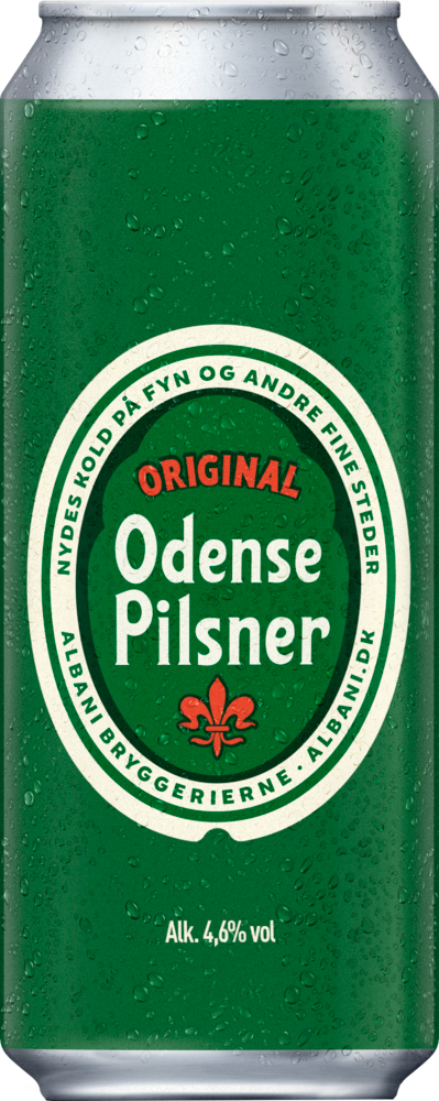 Odense Pilsner dåse 50 cl. 24 stk.
