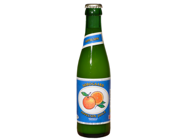 Søbogaard  Appelsin  øko 25 cl. 24 stk.