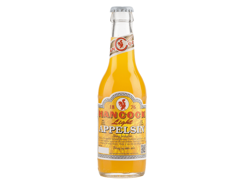 Hancock Appelsin Light 25 cl. 30 stk.