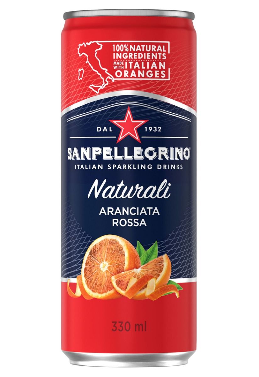San Pell. Aranciata Rossa dåse 33cl24stk