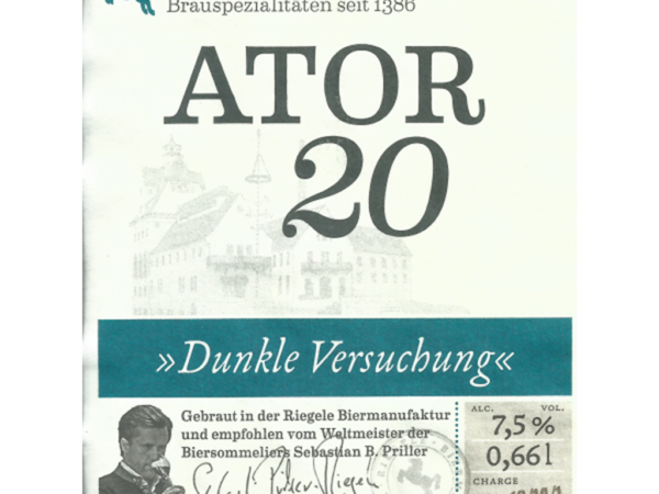 Riegele Ator (Strong lager), 20 ltr.