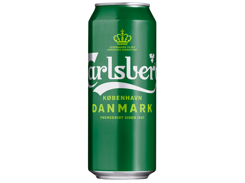 Carlsberg Pilsner dåse 50 cl. 24 stk.