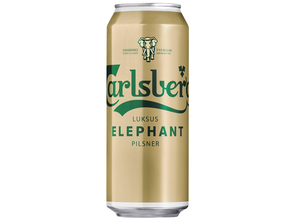 Carlsberg Elephant dåse 50 cl. 24 stk.