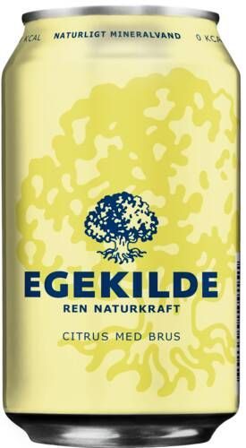 Egekilde Citrus dåse 33 cl. 24 stk.
