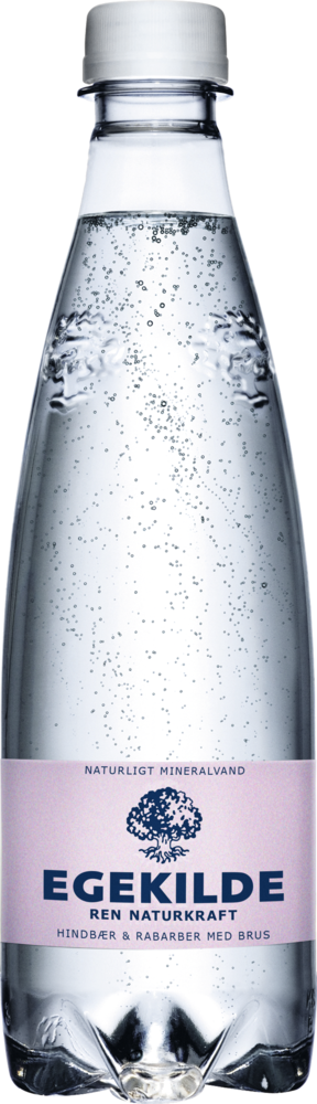 Egekilde Hindbær/Rabarber 50 cl. 24 stk.