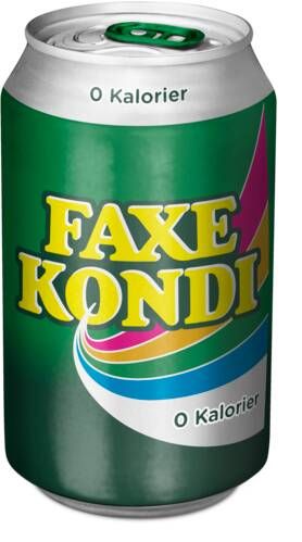 Faxe Kondi 0 kcal. dåse 33 cl. 24 stk.
