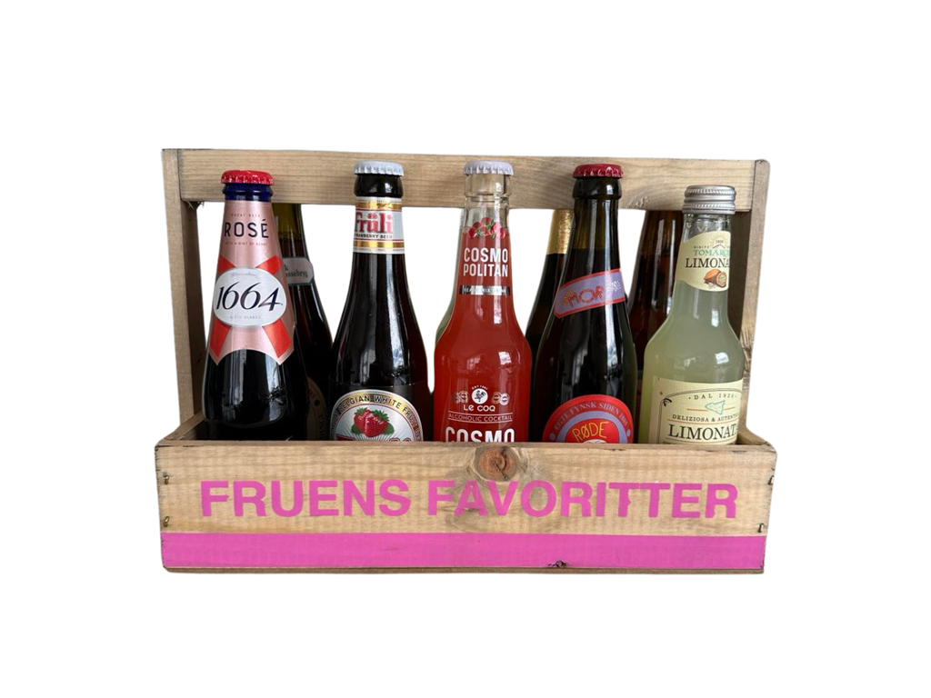 Træ/Fruens favoritter m/10x33 cl