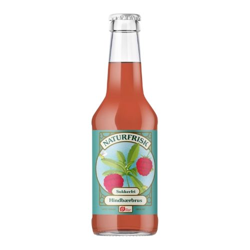 Ørbæk Hindbærbrus Sukkerfri 25 cl.