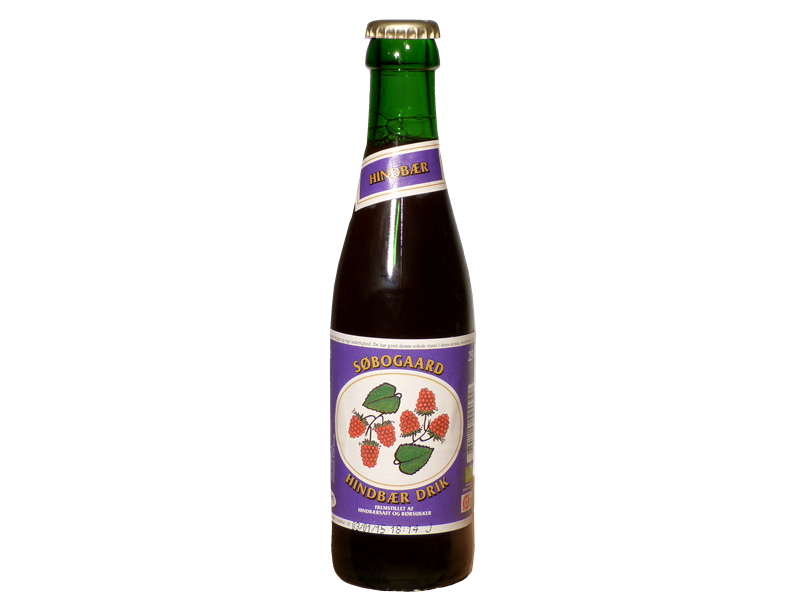 Søbogaard Hindbær øko 25 cl. 24 stk.