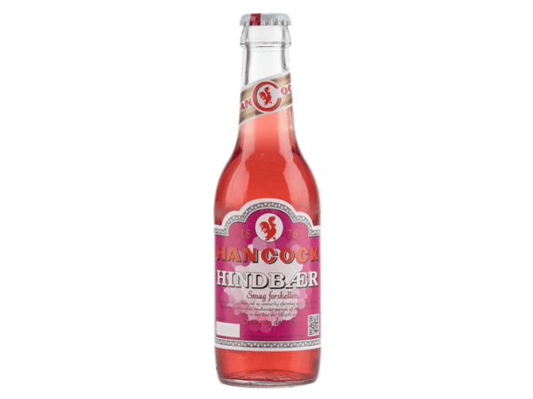 Hancock Hindbær Limonade 25 cl. 30 stk.