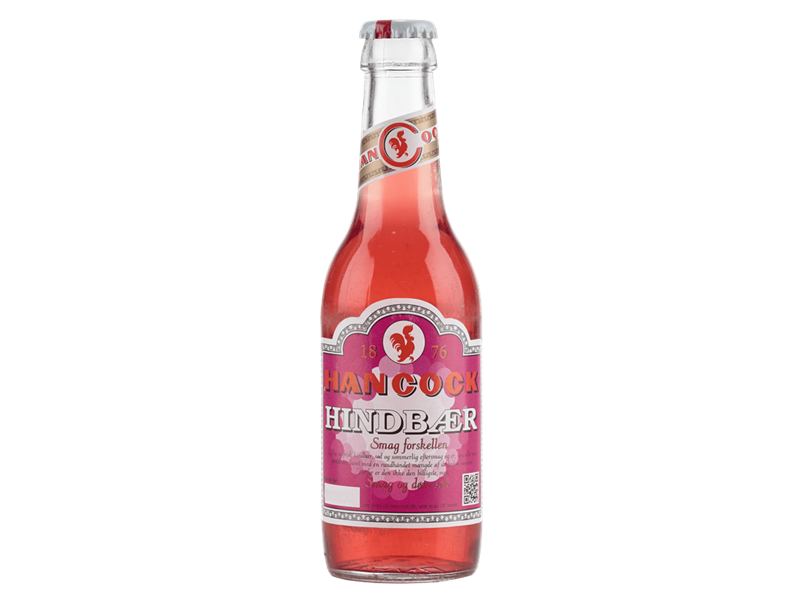 Hancock Hindbær Limonade 25 cl. 30 stk.