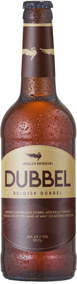 Indslev Dubbel  50 cl. 15 stk.