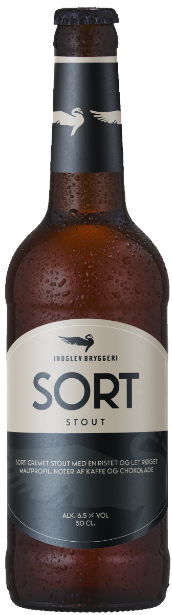 Indslev Sort 50 cl. 15 stk.