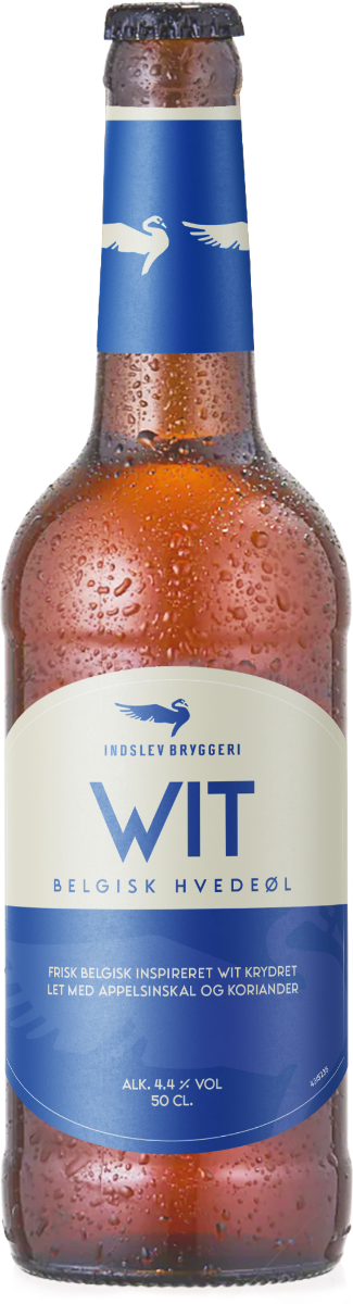 Indslev Wit 50 cl. 15 stk.