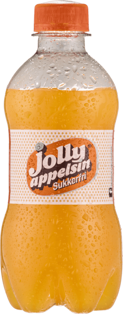 Jolly Appelsin sukkerfri 33 cl 9 stk PET