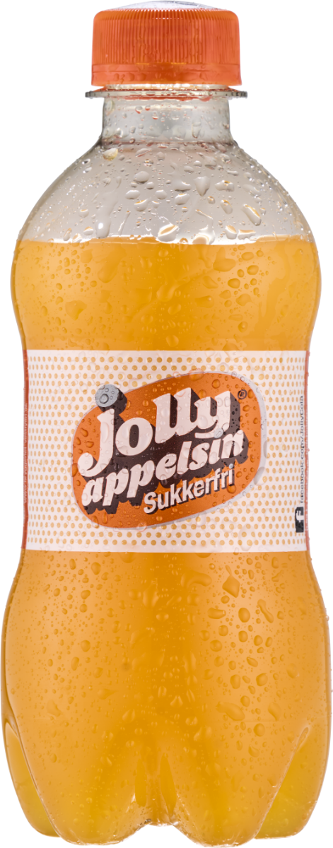 Jolly Appelsin sukkerfri 33 cl 9 stk PET