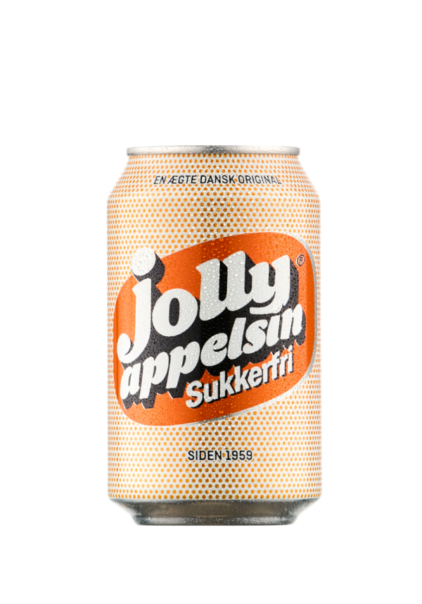 Jolly Appelsin light dåse 33 cl.18 stk.
