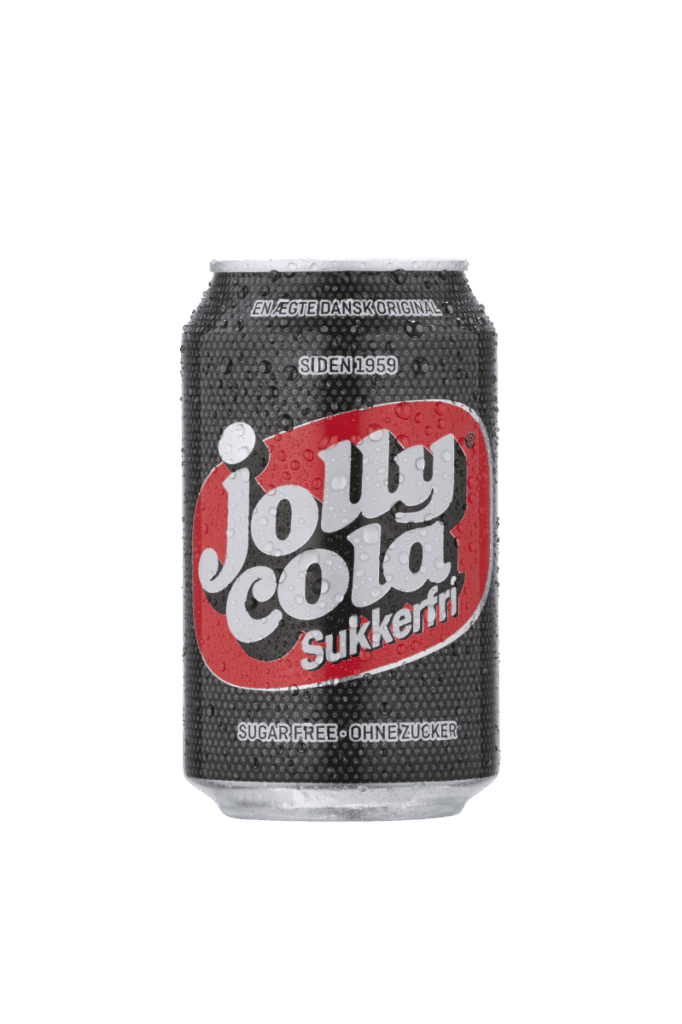 Jolly Cola light dåse 33 cl. 18 stk.