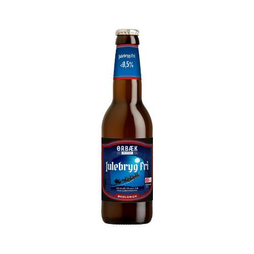 Ørbæk Julebryg Fri 33 cl. 12 stk. Øko