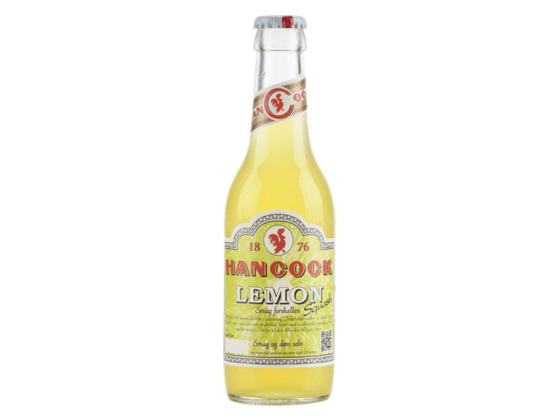 Hancock Lemon Squash 25 cl. 30 stk.