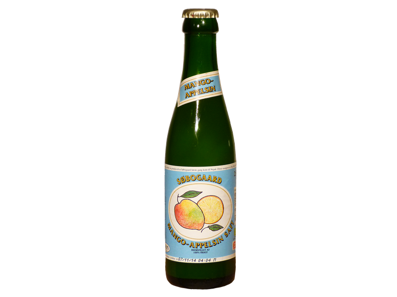Søbogaard Mango/Appelsin øko 25cl 24 stk