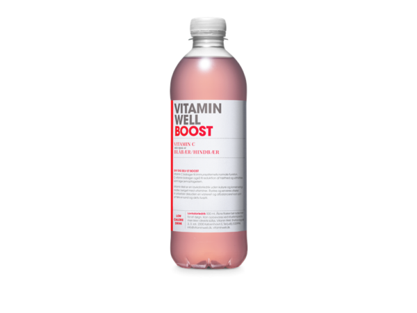 Vitamin Well, Boost blå/hi ½ lt. 12 stk.