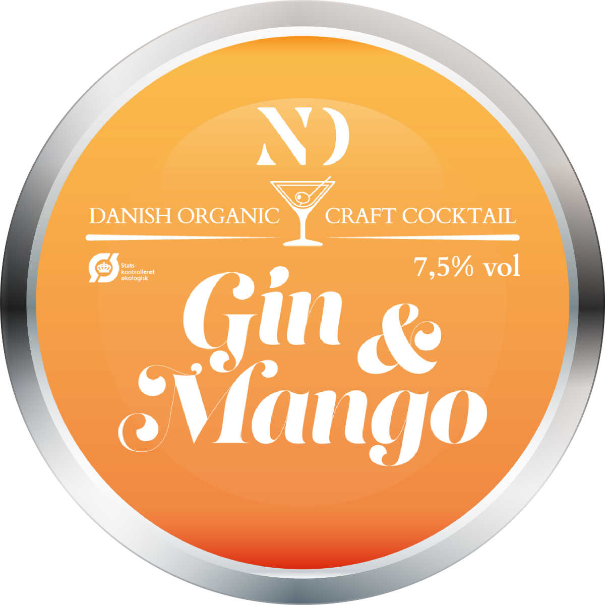 Ørbæk Cocktail Gin/ Mango 20 ltr Fustage