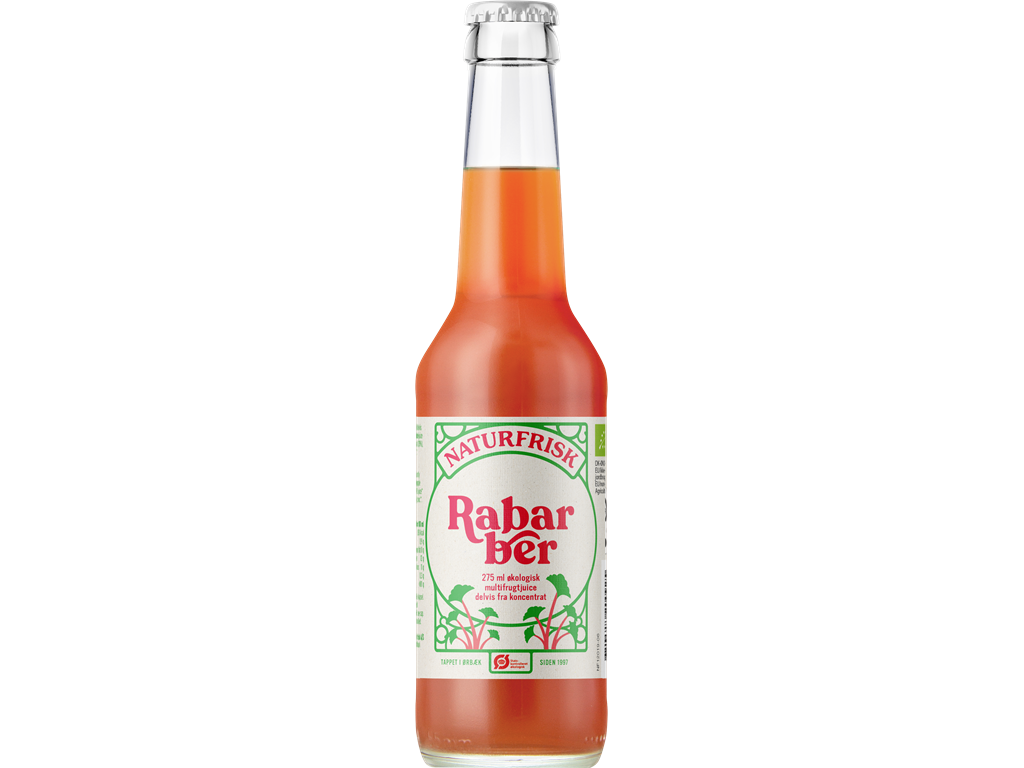 Ørbæk Rabarber øko 27,5 cl 20 stk