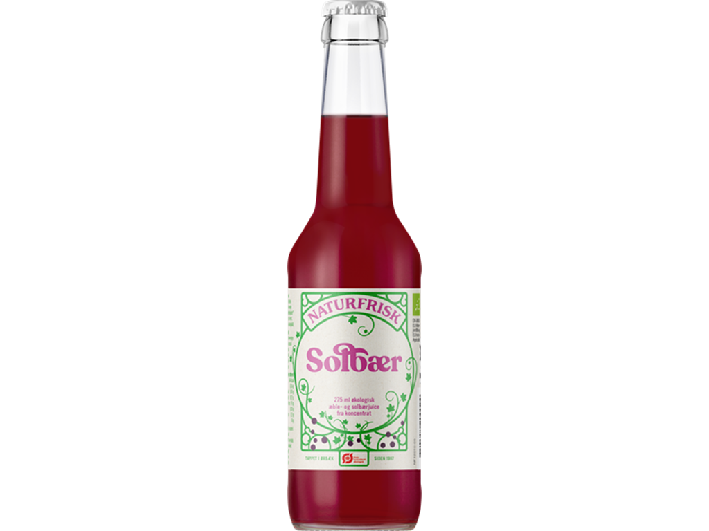 Ørbæk Solbær juice øko 27,5cl 20stk
