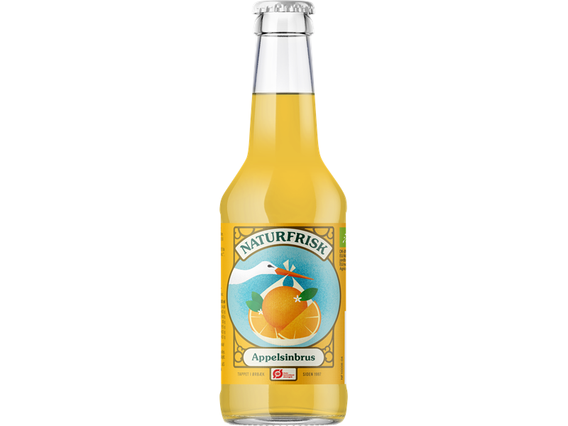 Ørbæk Appelsinbrus øko 25 cl 12 stk.