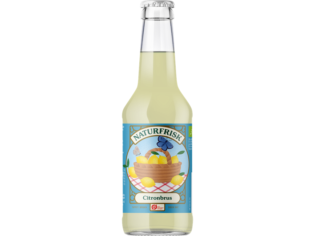 Ørbæk citronbrus, 25 cl. 12 stk.