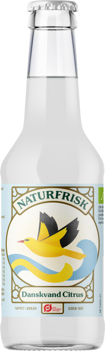 Naturfrisk DK-vand Citrus øko 25cl 12stk