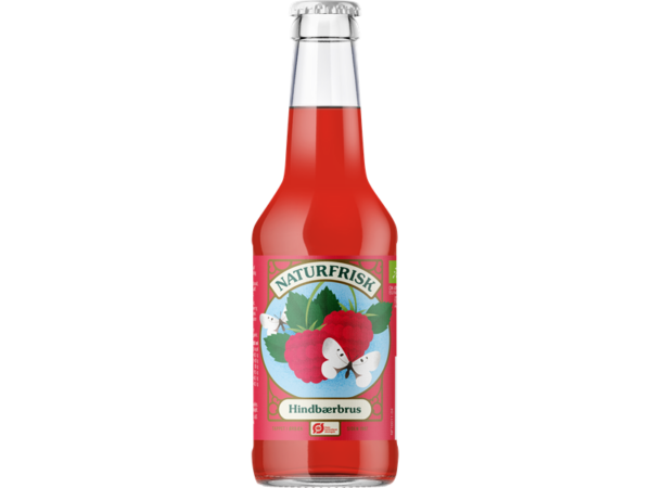 Ørbæk Hindbærbrus øko 25 cl. 12 stk.