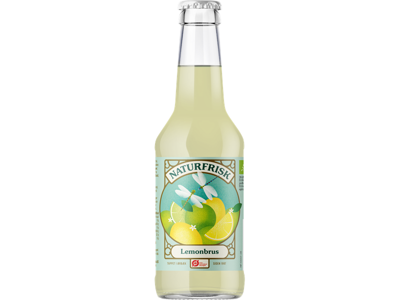 Ørbæk Lemon Brus øko 25 cl. 12 stk.