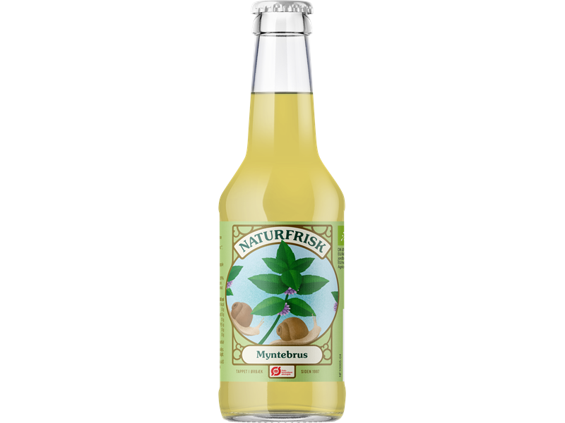 Ørbæk Myntebrus øko 25 cl. 12 stk.