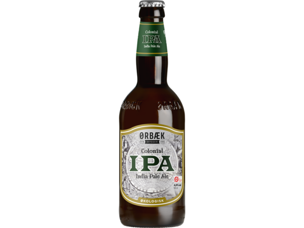 Ørbæk Colonial IPA øko 50 cl. 12 stk.