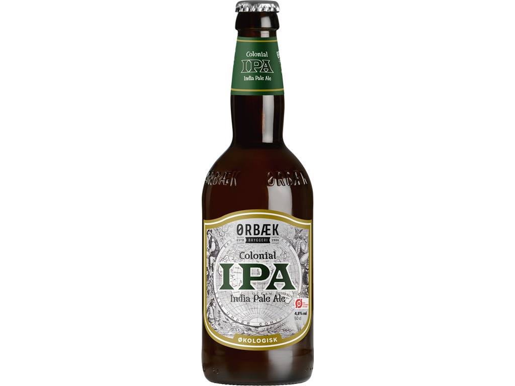 Ørbæk Colonial IPA øko 50 cl. 12 stk.