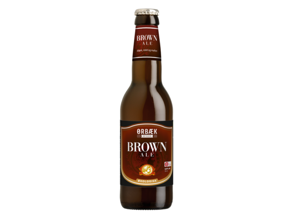 Ørbæk Brown Ale øko 33 cl. 12 stk.