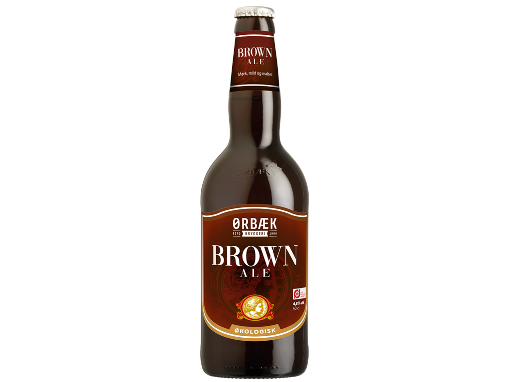 Ørbæk Brown Ale øko 50 cl. 12 stk.