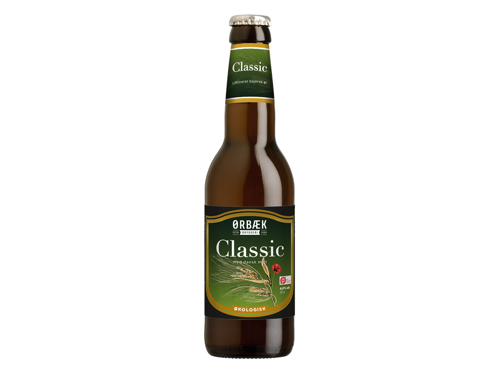 Ørbæk Classic øko 33 cl. 12 stk.