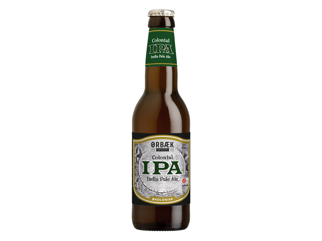 Ørbæk Colonial IPA øko 33 cl. 12 stk.