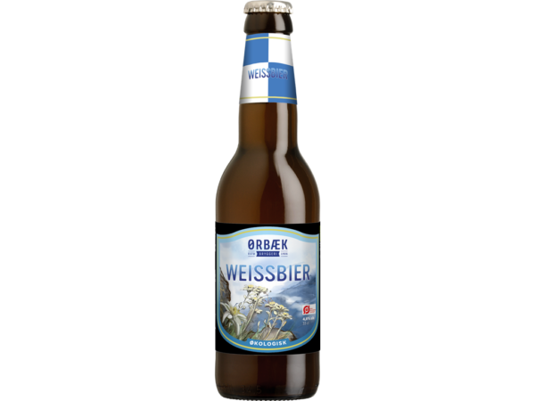 Ørbæk Weiss Bier øko 33 cl. 12 stk.