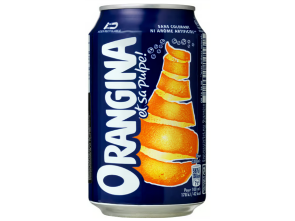 Orangina Appelsin, dåse 24 stk. 33 cl.