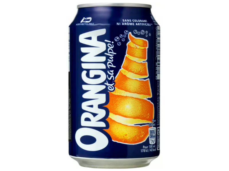Orangina Appelsin, dåse 24 stk. 33 cl.