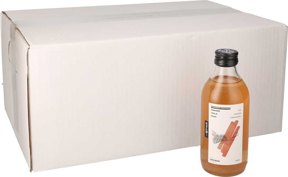 Rebæl Rabarberlemonade  24 x 25 cl Øko